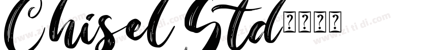 Chisel Std字体转换